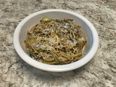 basil-and-lemon-balm-pesto-with-summer-squash-pasta