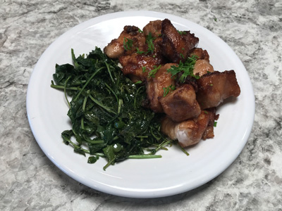 chicken-with-braised-greens